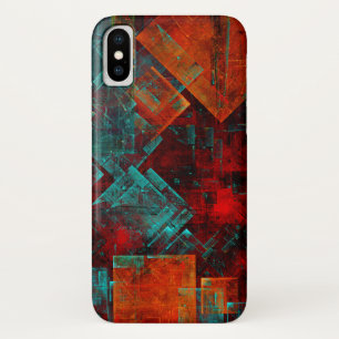 Abstract Modern Colourful Cool Artistic Pattern iPhone X Case
