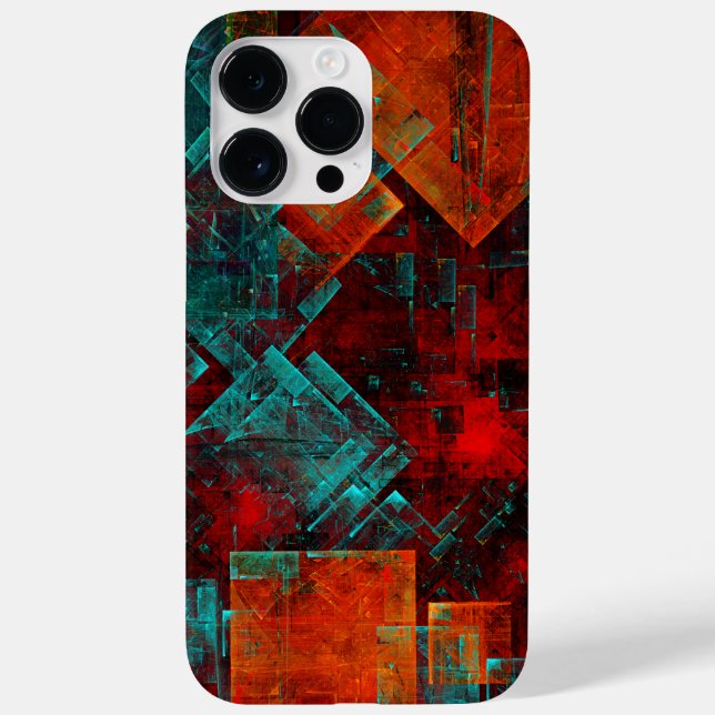 Abstract Modern Colourful Cool Artistic Pattern Case-Mate iPhone Case (Back)