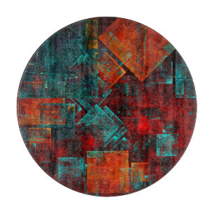 Abstract Modern Colourful Cool Artistic Pattern Cutting Board