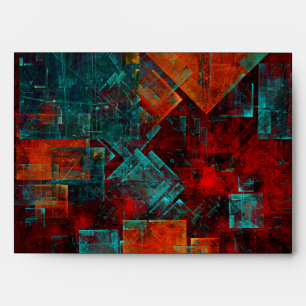 Abstract Modern Colourful Cool Artistic Pattern Envelope