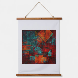 Abstract Modern Colourful Cool Artistic Pattern Hanging Tapestry