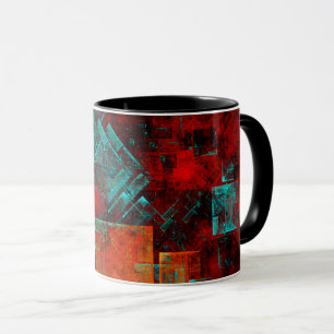 Abstract Modern Colourful Cool Artistic Pattern Mug