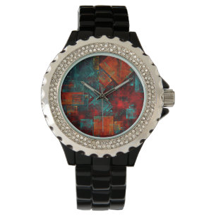 Abstract Modern Colourful Cool Artistic Pattern Watch