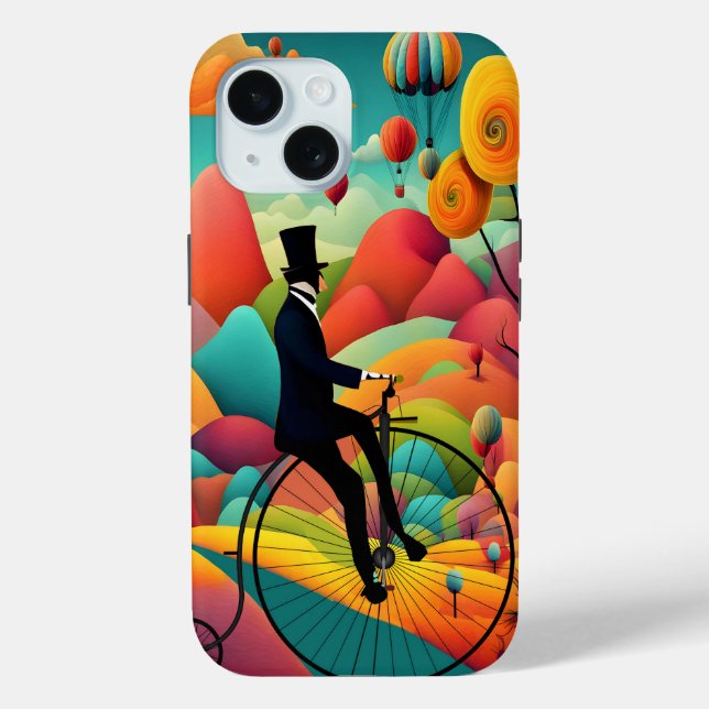 Abstract Modern Colourful Magical Journey Case-Mate iPhone Case (Back)