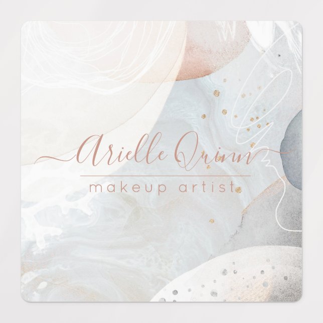 Abstract Modern Earthy Watercolor Shapes Textures  (Design 1)