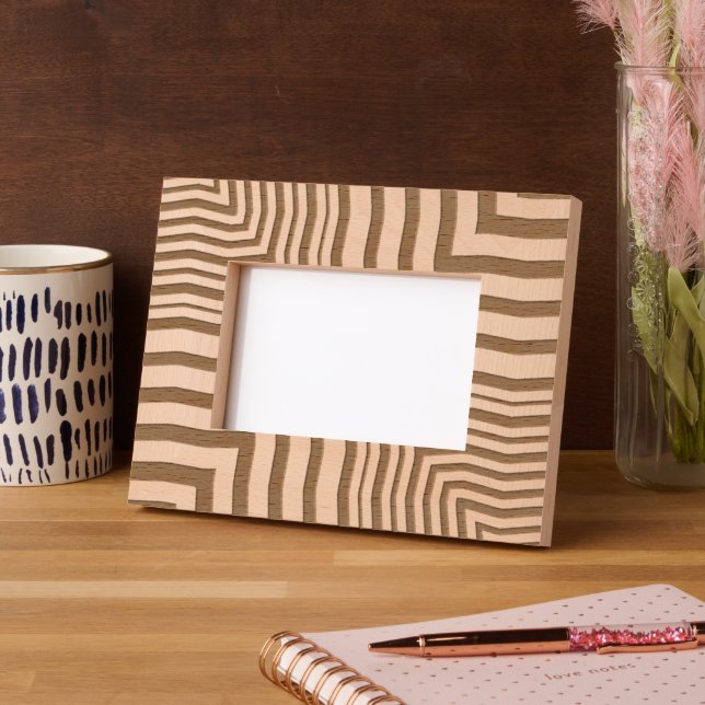 Abstract Modern Elegant Masculine Cool Fun Trippy Etched Frames (Left)