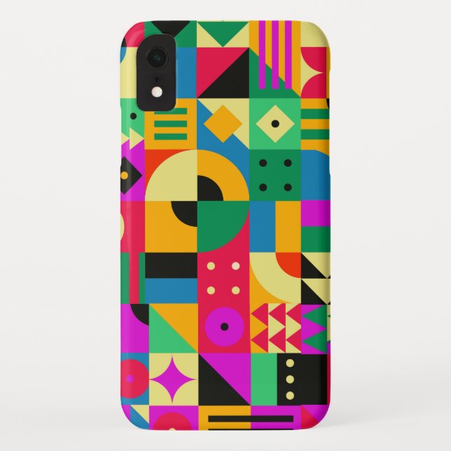 Abstract Modern Garden Case-Mate iPhone Case (Back)