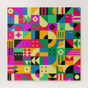 Abstract Modern Garden Jigsaw Puzzle