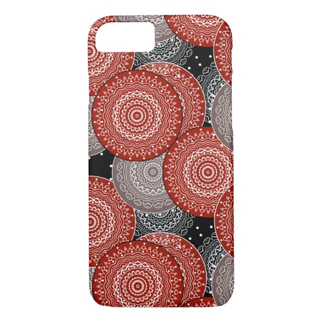 Abstract modern geometrcal circles round shapes ma Case-Mate iPhone case (Back)