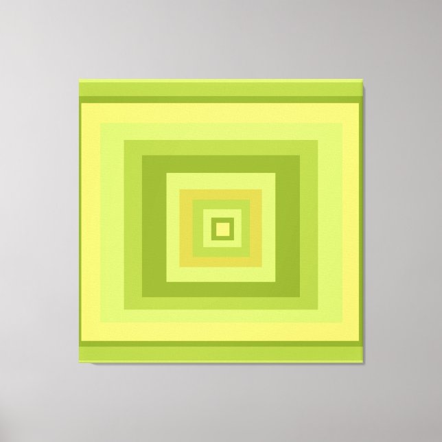 Abstract modern geometric art canvas print (Front)