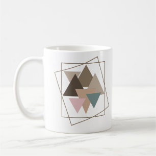 Abstract modern geometric art coffee mug