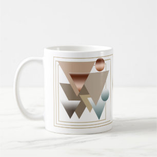 Abstract modern geometric art coffee mug