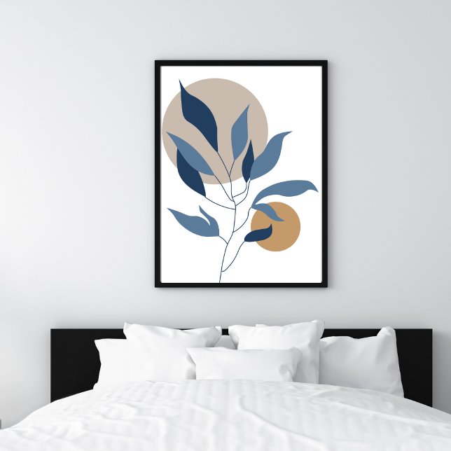 Abstract Modern Geometric Botanical Art Poster (Creator Uploaded)