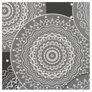 Abstract modern geometric circles round shapes man fabric