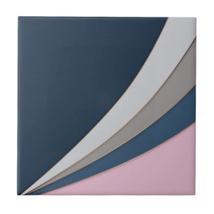 Abstract modern geometrical simple print tile