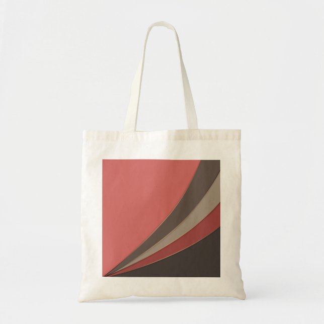 Abstract modern geometrical simple print tote bag (Front)