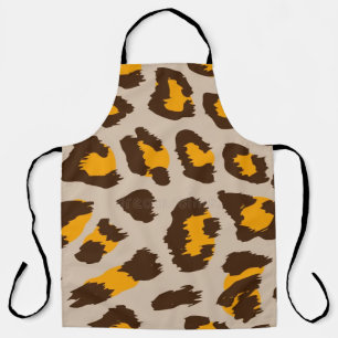 Abstract Modern Leopard Pattern Animals Apron
