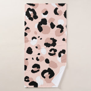 Abstract modern leopard seamless pattern. Animals  Bath Towel