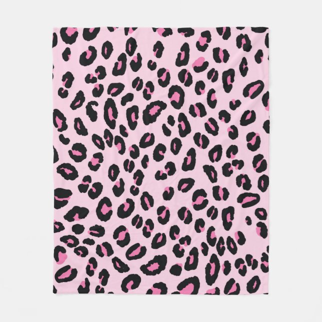 Abstract modern leopard seamless pattern. Animals  Fleece Blanket (Front)
