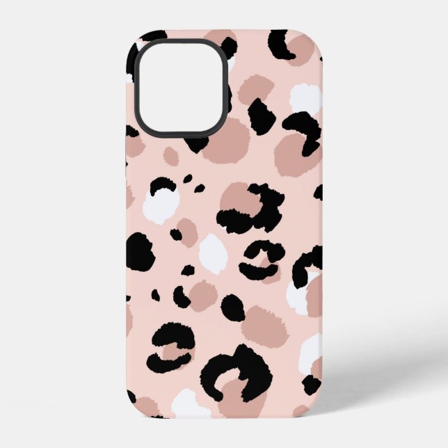 Abstract modern leopard seamless pattern. Animals  iPhone Case (Back)