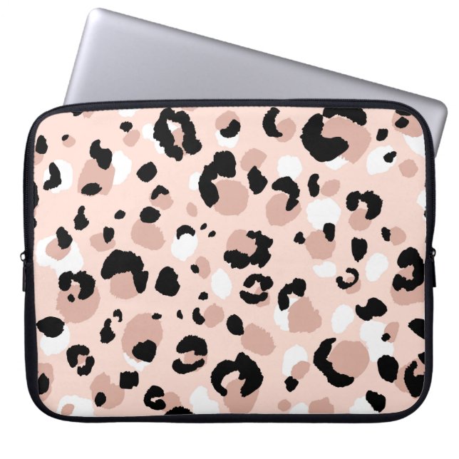 Abstract modern leopard seamless pattern. Animals  Laptop Sleeve (Front)