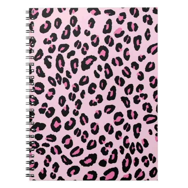 Abstract modern leopard seamless pattern. Animals  Notebook (Front)