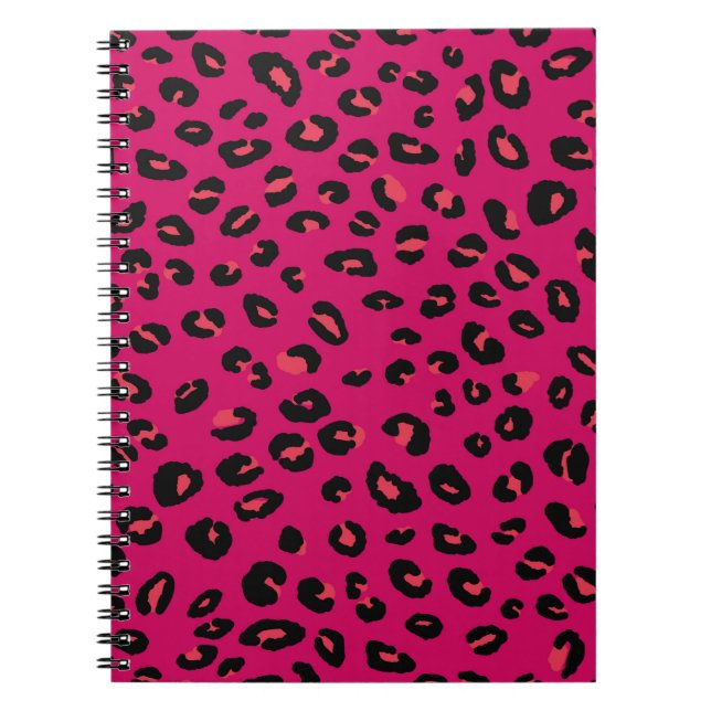 Abstract modern leopard seamless pattern. Animals  Notebook (Front)