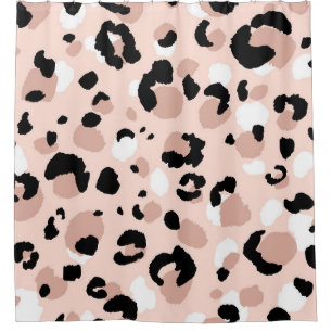 Abstract modern leopard seamless pattern. Animals  Shower Curtain