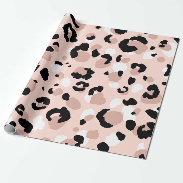 Abstract modern leopard seamless pattern. Animals  Wrapping Paper (Unrolled)