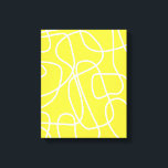 Abstract Modern Line Art in Yellow | Artsy Canvas Print<br><div class="desc">Abstract Modern Line Art in Yellow Canvas Print</div>
