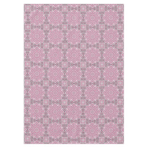 Abstract modern mosaic kaleidoscopic round mandala tablecloth