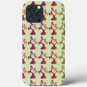 Abstract Modern Multicolor Tulip Floral design Case-Mate iPhone Case