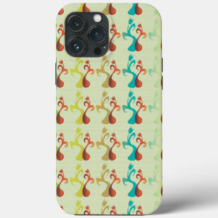 Abstract Modern Multicolor Tulip Floral pattern Case-Mate iPhone Case