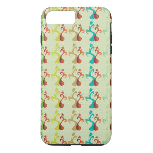 Abstract Modern Multicolor Tulip Floral pattern Case-Mate iPhone Case