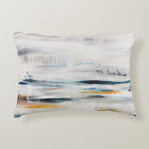 Abstract modern painting background. Contemporary Decorative Cushion
