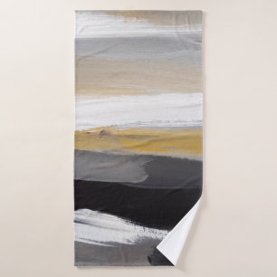Abstract modern painting background. Modern art. C Bath Towel
