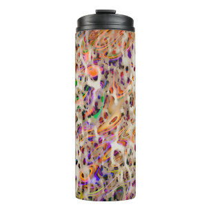 abstract modern pattern design with colorful effec thermal tumbler