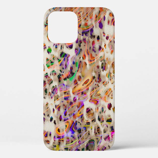 abstract modern pattern design with colourful effe Case-Mate iPhone case (Back)