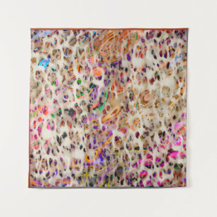 abstract modern pattern design with colourful effe tapestry