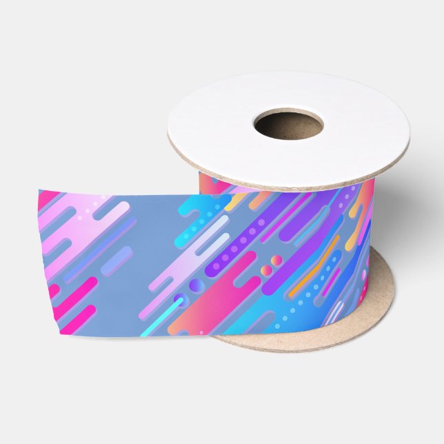  Abstract Modern Ribbon  Satin Ribbon (Spool)