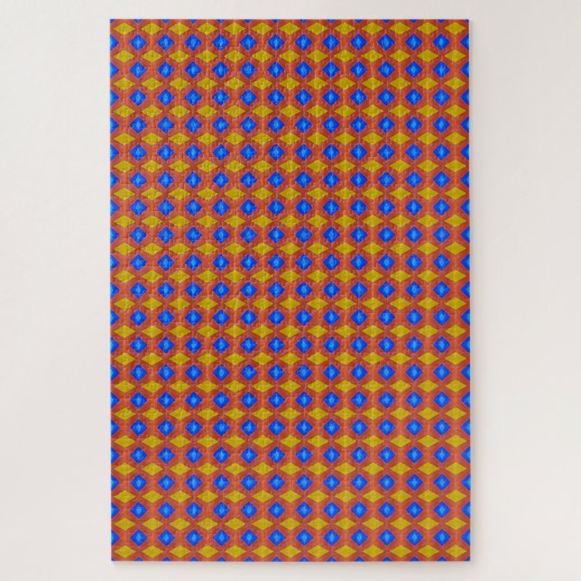 Abstract modern seamless pattern hard to resolve  jigsaw puzzle (Vertical)