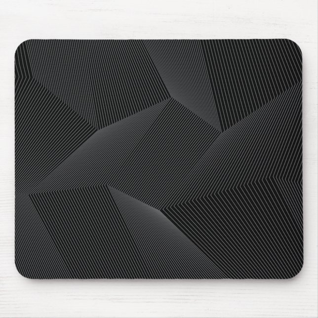 Abstract, modern, simple, dynamic line pattern mouse mat (Front)