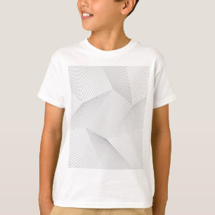 Abstract, modern, simple, dynamic line pattern T-Shirt