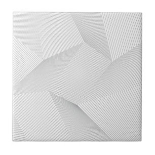 Abstract, modern, simple, dynamic line pattern tile