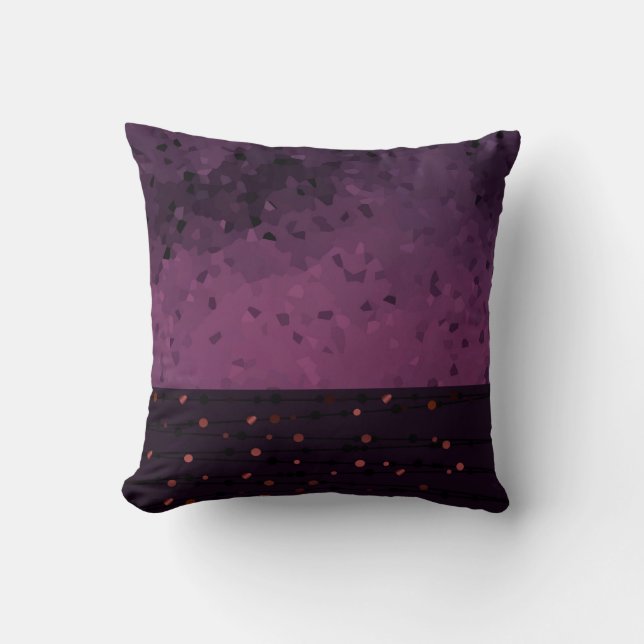 Abstract modern soft gradient liquid blurred textu cushion (Front)