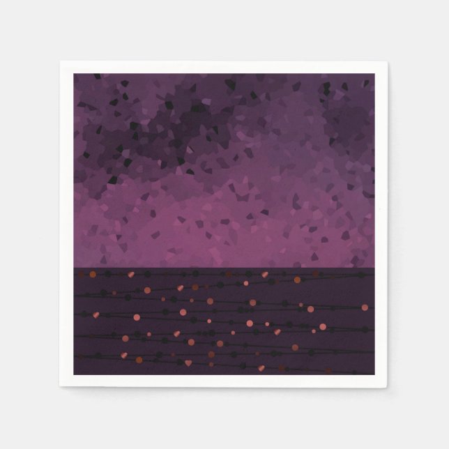 Abstract modern soft gradient liquid blurred textu napkin (Front)
