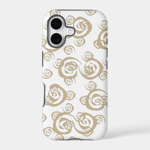Abstract modern spiral curve art