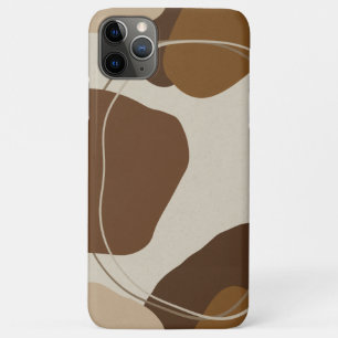 Abstract Modern Terracotta Shapes iPhone 11 Pro Max Case