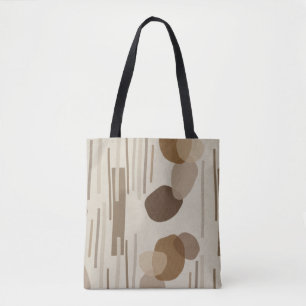 Abstract Modern Terracotta Shapes Tote Bag