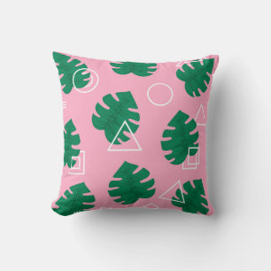 Abstract modern trendy style hipster geometry seam cushion